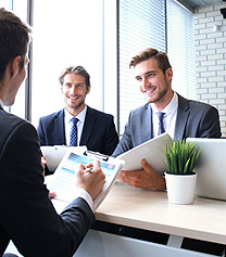 PlanetLink recruiters reviewing candidate profiles